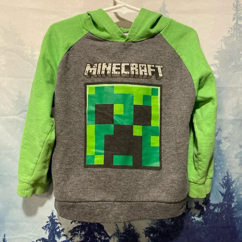 Boys 4t‎ Ironman and Minecraft Hoodies